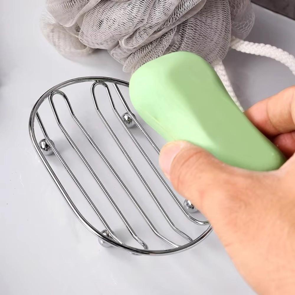 Anti-rust Metal Soap Dish Creative Soap Filter Rack Easy To Clean Soap Container  Home Decor