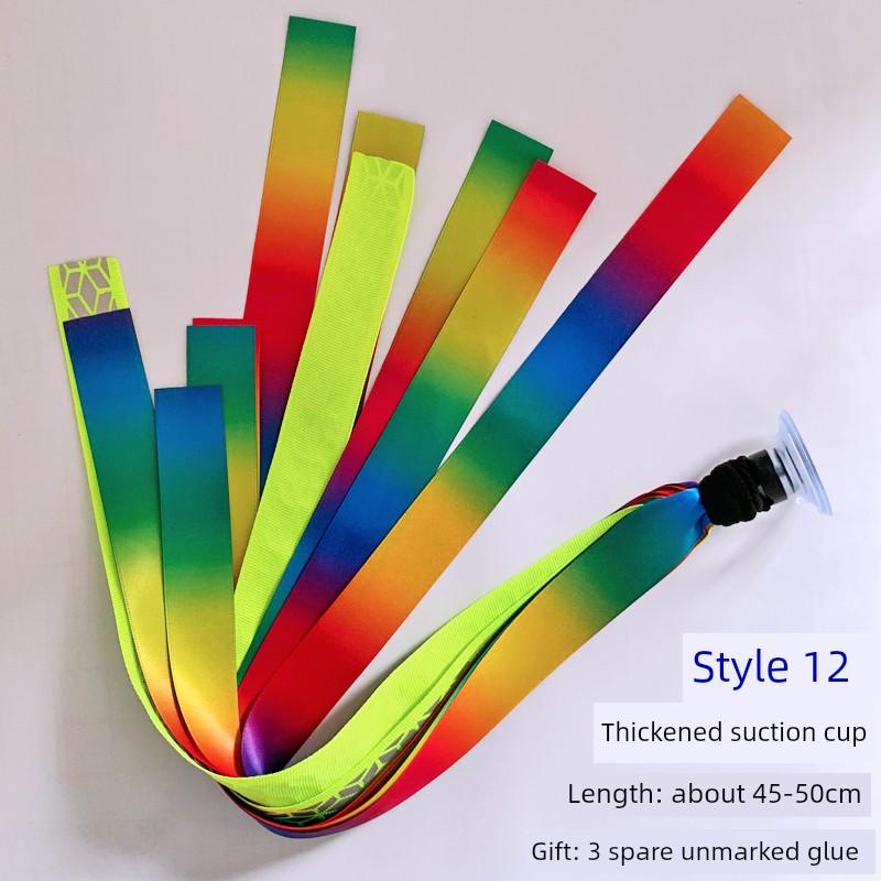 Kids Roller Skating Balance Car Ski Helmet Ribbon Self-Made Kids Balance Bike Stylish Decorative Doll Ribbon Dirty Braid
