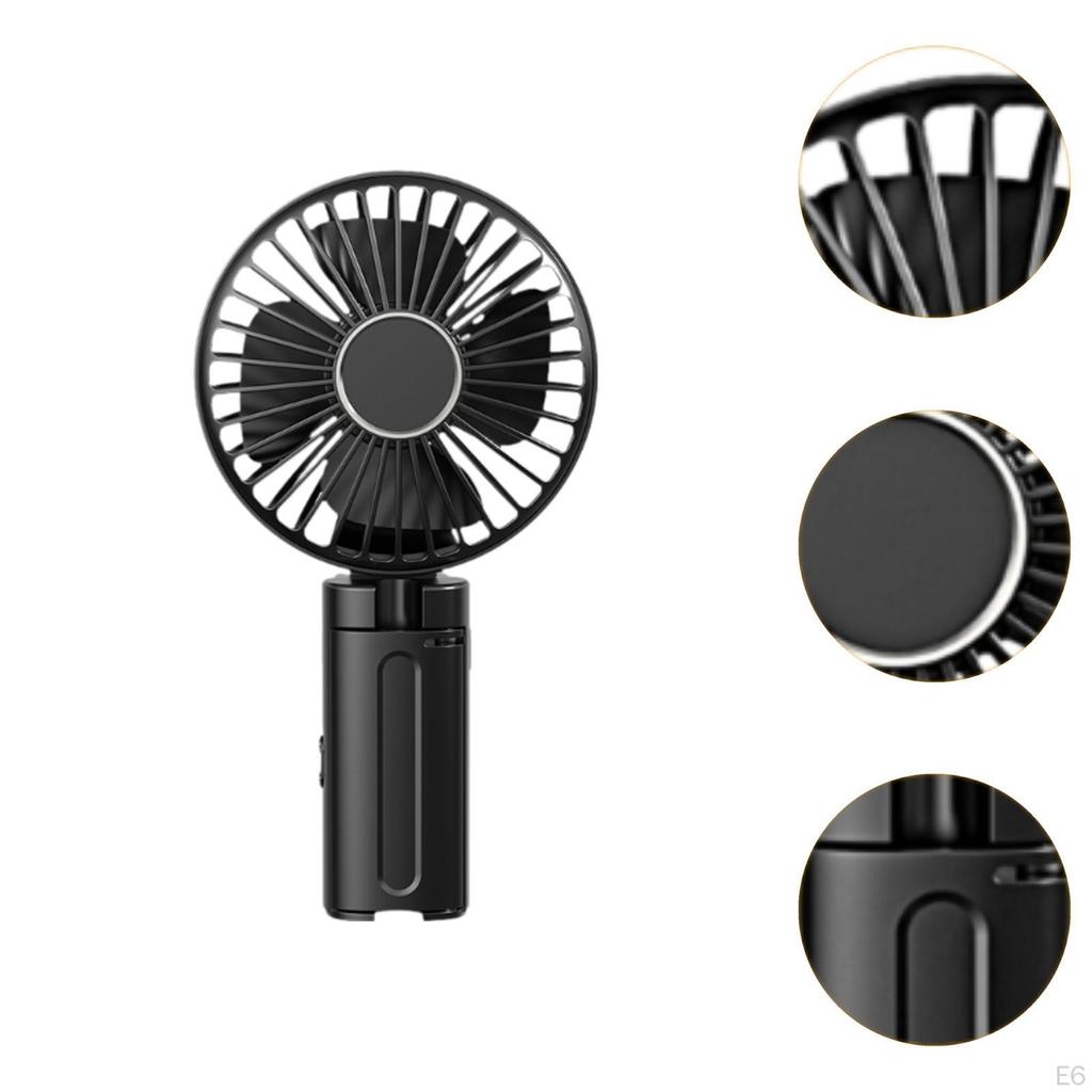 , Table, Portable, Quiet, Foldable, Handheld Mini, Desktop Cooling for Indoor And Outdoor Use, Car,