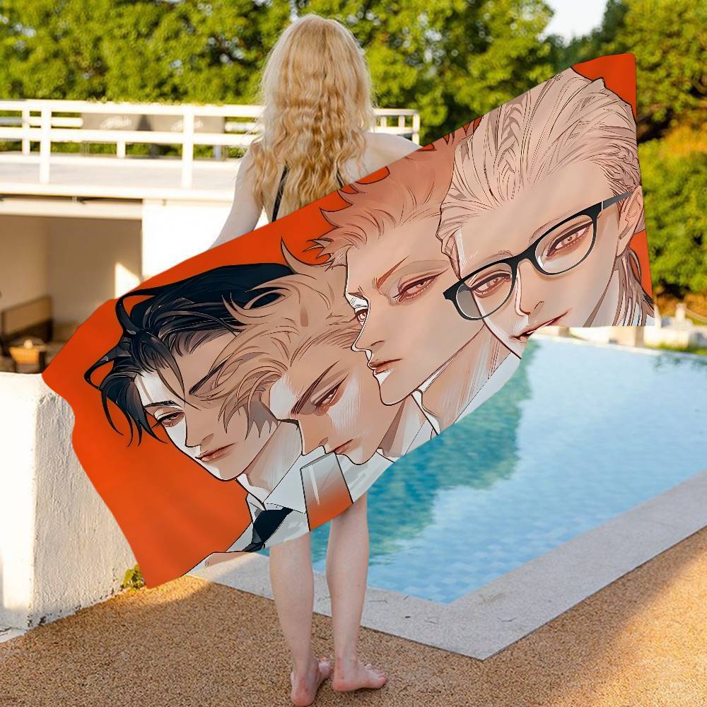 19 Tage Comics Mikrofaser Decke Schnelltrocknende Strandtücher Übergröße Druck Super Saugfähige Pool Handtuchdecke