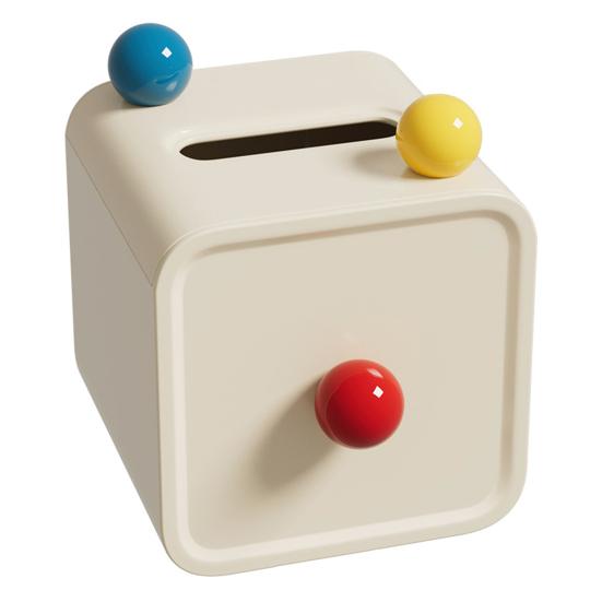 

Tissue Roll Holder Box Desktop Paper Towel Holder Horizontal Vertical Placement Paper Towel Dispenser for Kitchen Bathroom Living Room