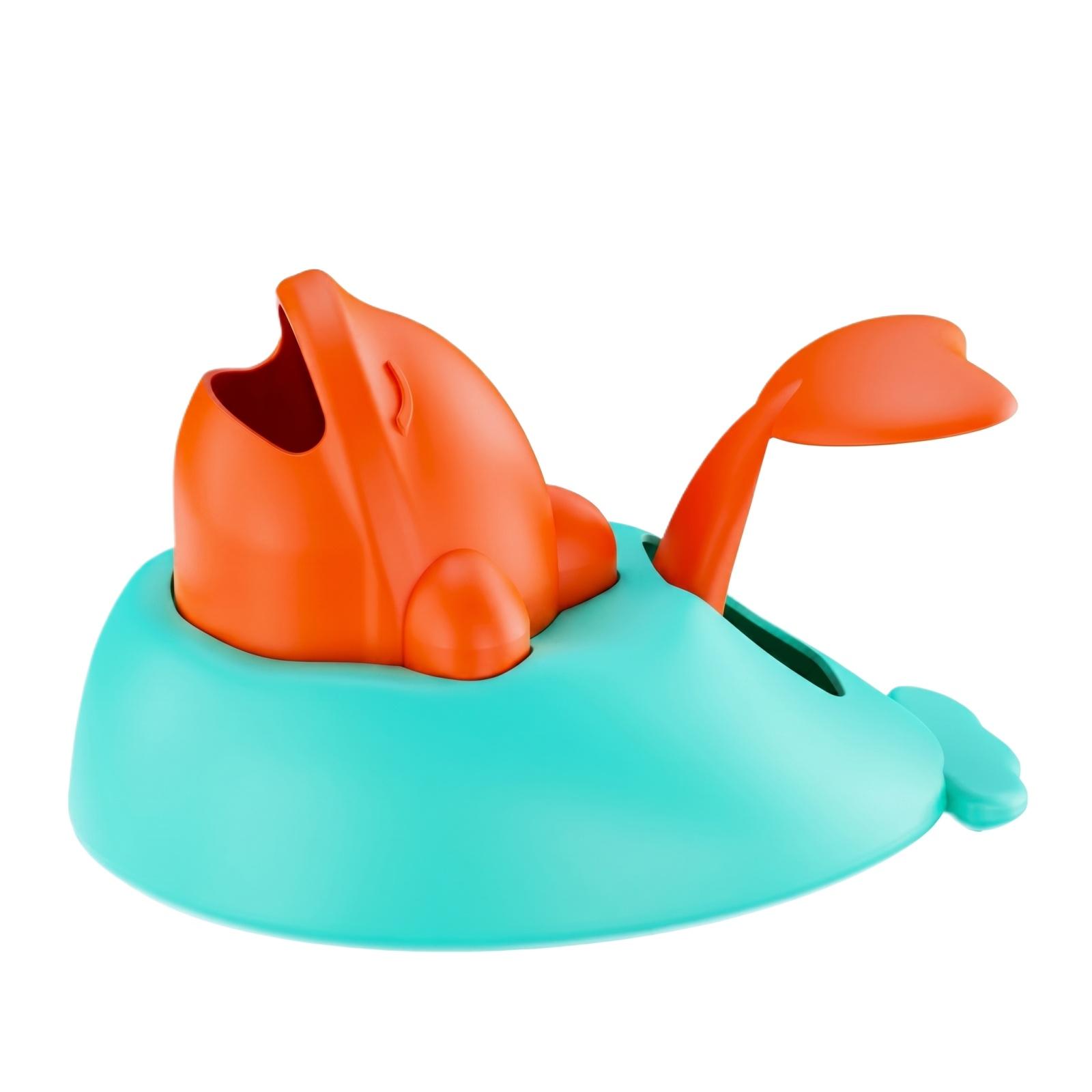 

Interactive Pet Food Dispenser Toy for Cats and Dogs Slow Feeder Whale Shaped Puzzle Toy for Mental Stimulation and Training One Size