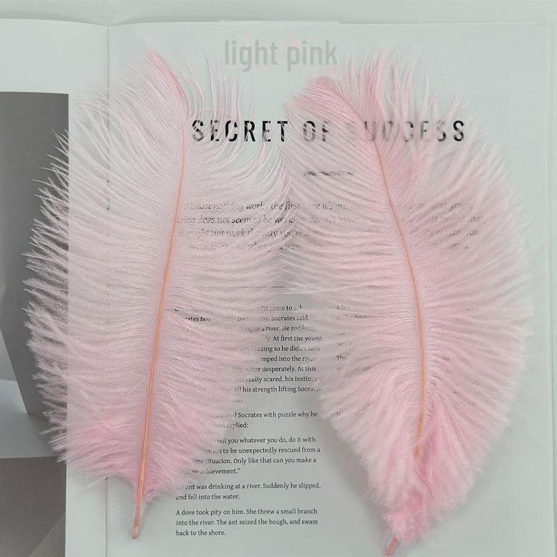 Barevné zavírače na dorty z pštrosího peří a příslušenství