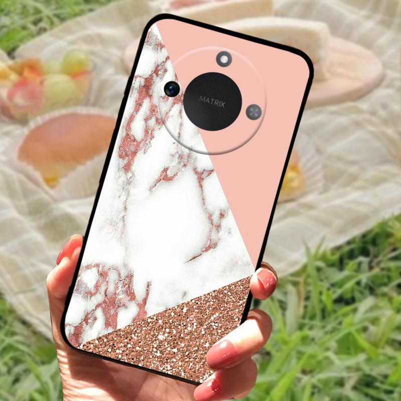 For Honor X9C Smart 5G Case Shookproof Silicone Soft TPU Phone Bumper Cover For Huawei Honor X9C 5G Cartoon Fundas Coque Cases