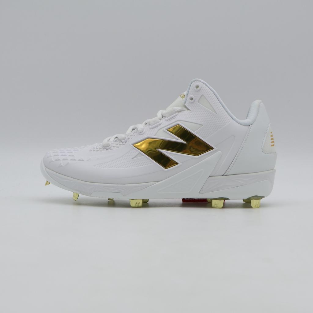 MSHOWT1 New Balance FuelCell Ohtani 1 White Metallic Gold (Cleat) (Men's)