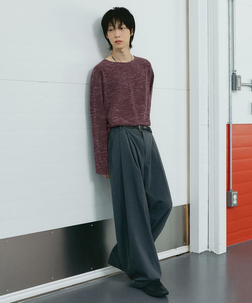 LXT Soft Crop Knit Long Sleeve [Burgundy]