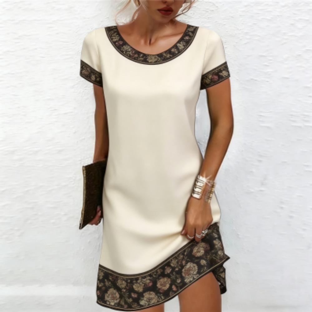Simplicity Women's Homewear Women Nightdress Short Sleeve Dresses Loose Fit Nightwear Home Clothes Loungewear Dresses Party Dress