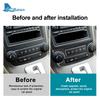 Real Carbon Fiber For Honda CRV CR-V 2007 2008 2009 2010 2011 Central Control Air Conditioner Button Cover Accessories LHD RHD.