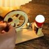 STEAM Hand Crank Generator DIY Science Kit Wooden Physics Educational Electricity Renewable Energy Experiments Learning Creative