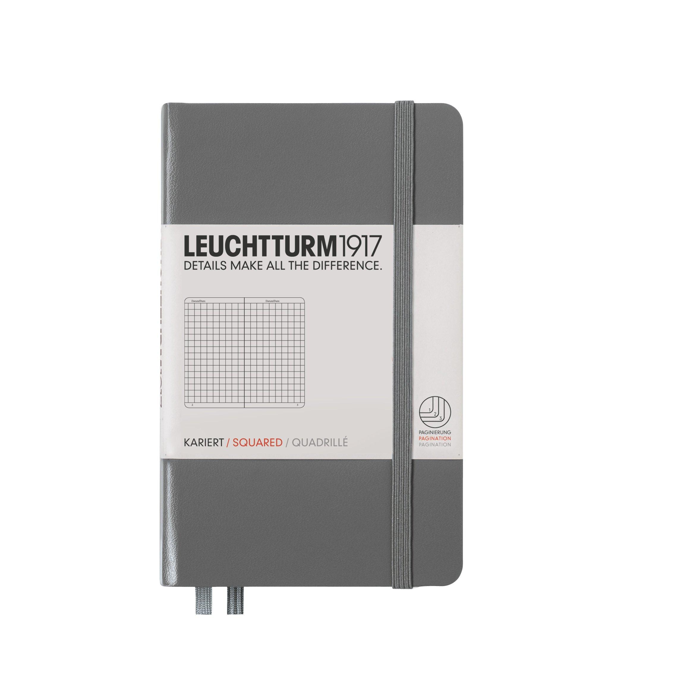 

Leuchtturm A6 Grid Anthracite Notebook 344777 Officially Imported