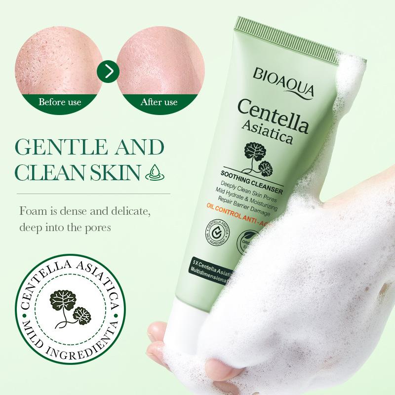 Centella Asiatica Cleansing, Moisturizing, Moisturizing, And Non Tightening Facial Cleanser