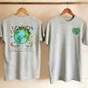 Earth Day Shirt Floral Cute Peaceful Planet Earth Day 2026 TShirt Y2k Top Oversized T Shirt WOMEN Clothes Vintage Clothes Tee