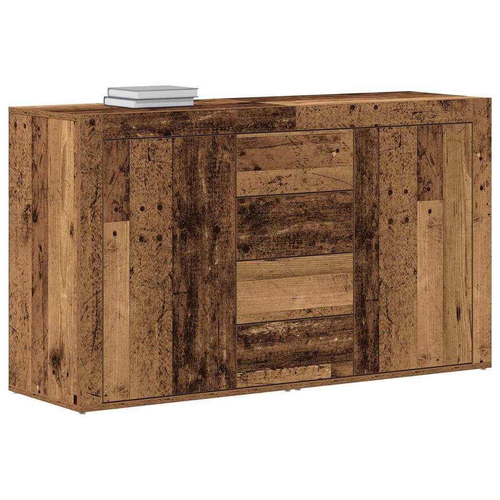 Sideboard with Drawers Reclaimed Wood Style 120 x 36 x 69 cm Engineered Wood