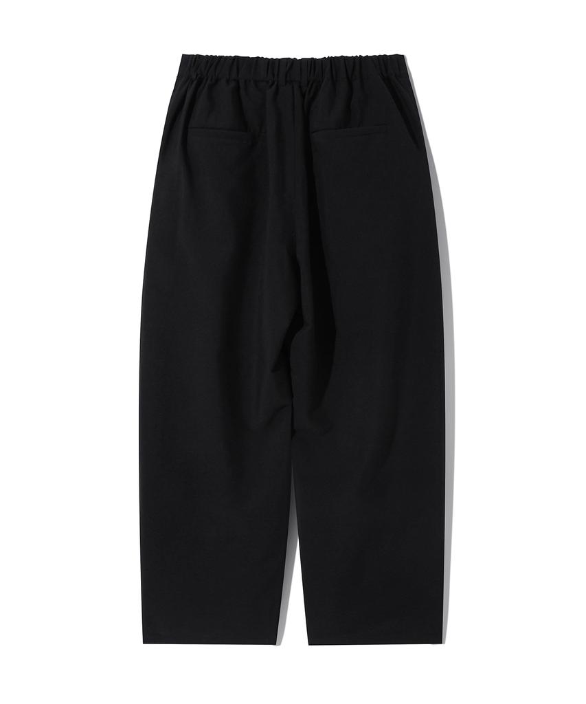 DIAMOND LAYLA Two-Tuck Wide Banding Slacks P14 Black
