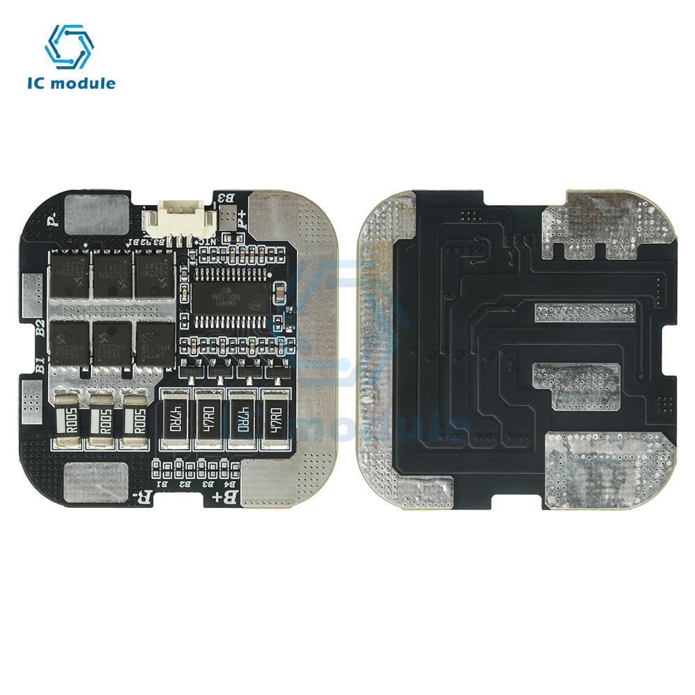 Lithium Battery Protection Board with Balancing Function, 3.7V Series Battery Packs, 4S, 60A, 21700/18650
