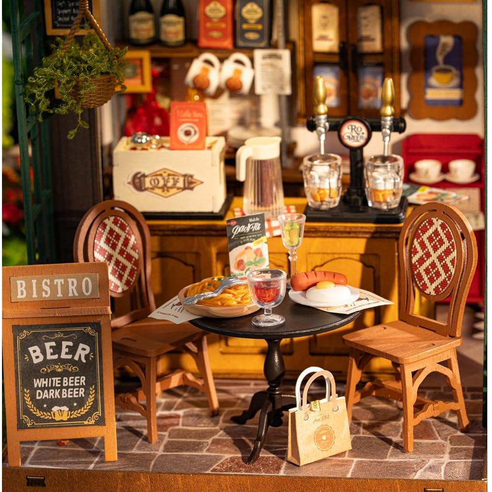 Tsukurundesu DIY Miniature House Bistro DG Series with Instruction Manual