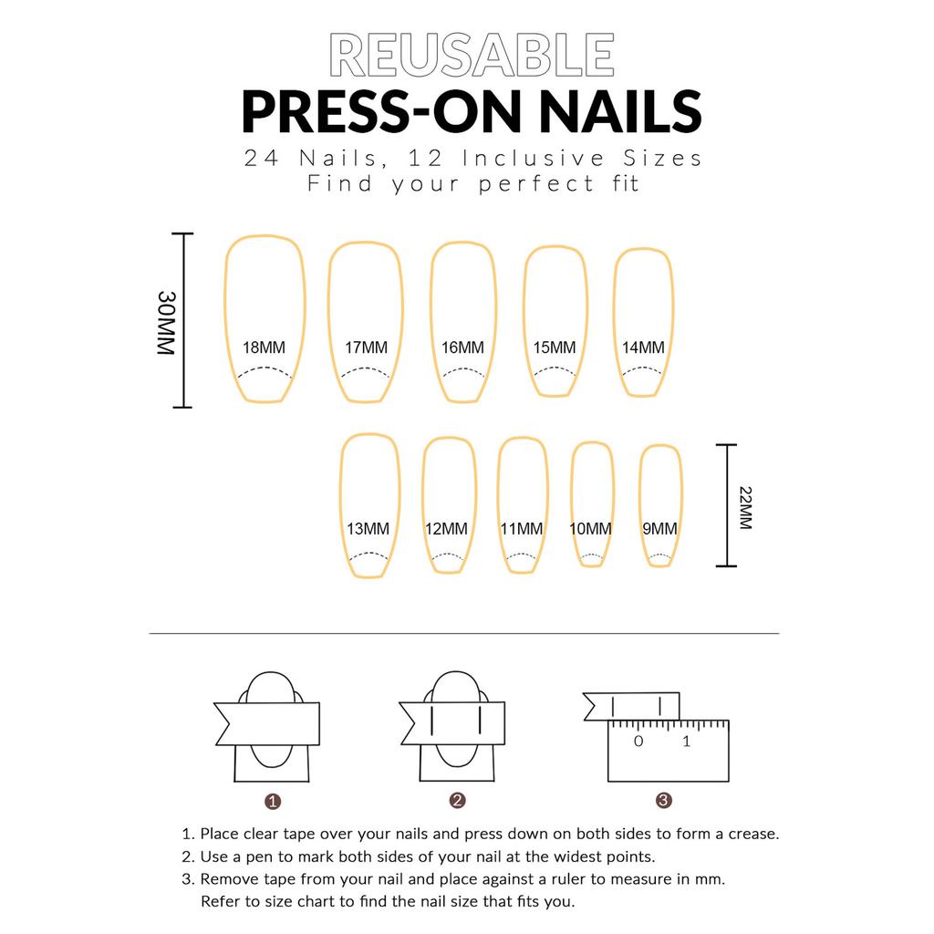 French White Tip Press on Nails Medium Natural Unbreakable Nail Simple Wear for Stage Performance Wear