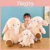 Adorable Cream Elephant Plush Toy Big Eared Girls Birthday Holiday Gifts Doll