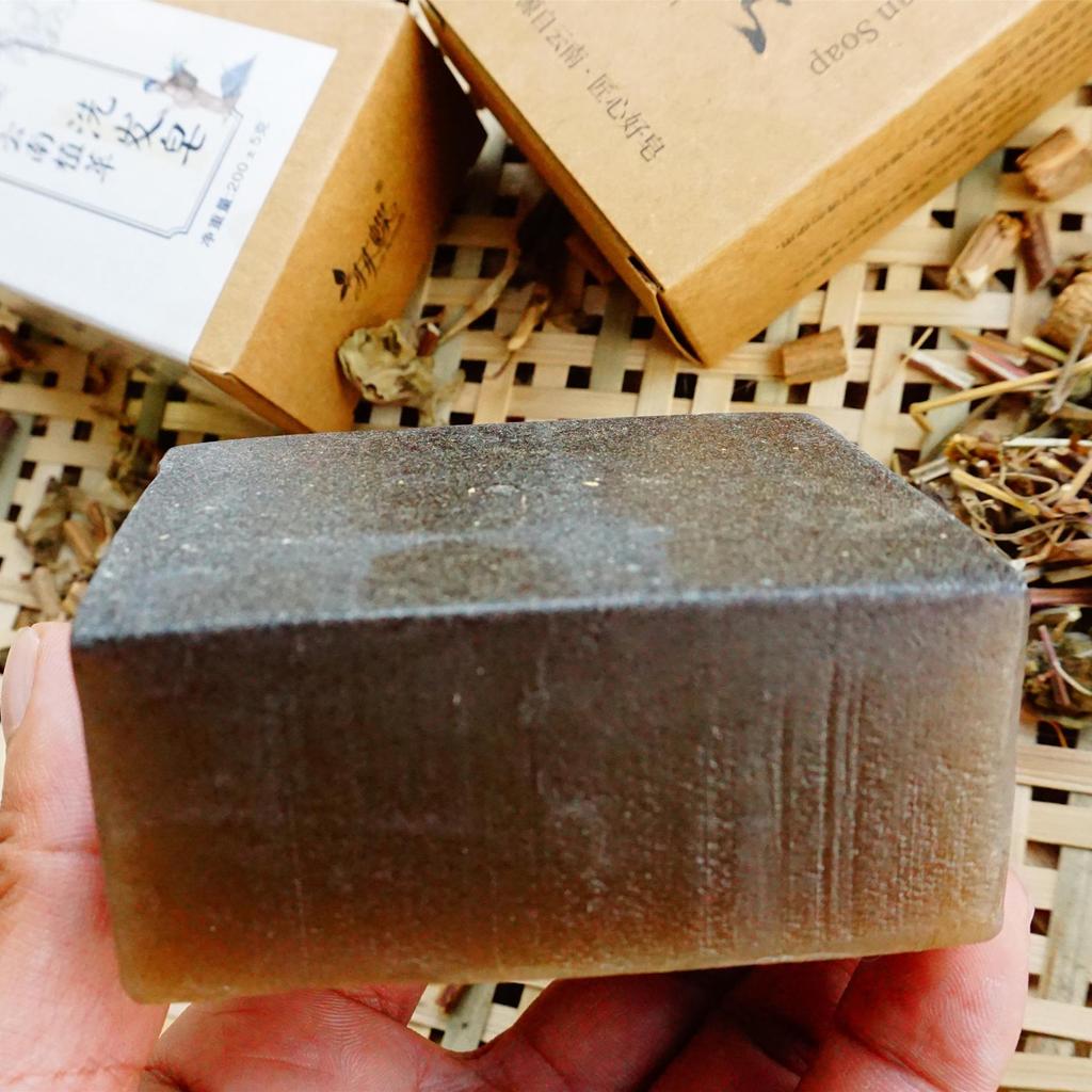 200g Yunnan He Shou Wu Shampoo Soap - Handmade Hair Washing Soap