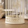 Iron Hollow Birdcage Candle Holder Birdcage Café Bar Desktop Candle Stand  Café Interior