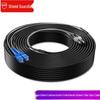SDWS Telecom-Grade Multimode Dual-Core Armored Fiber Optic Patch Cord