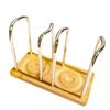 Multifunctional Cup Storage Rack Wooden Bottom Mug Display Stand Organizer  Counter