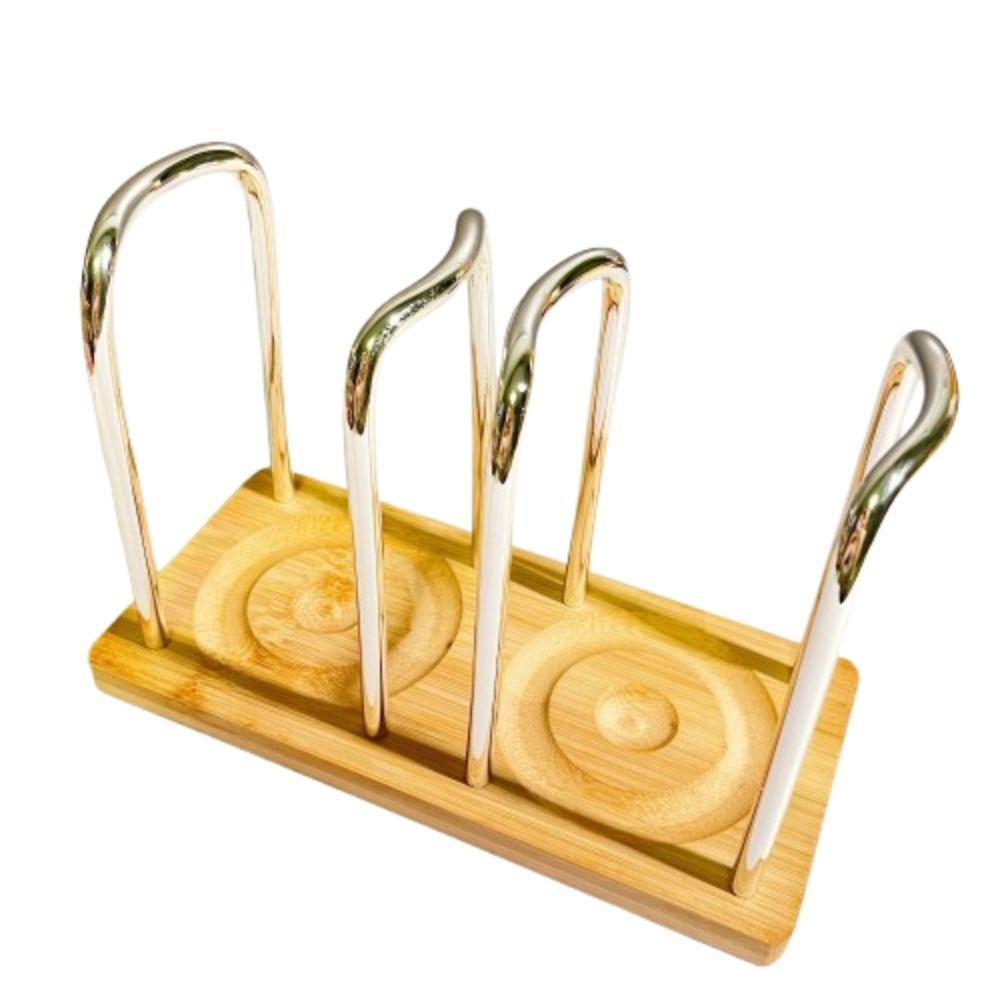 Multifunctional Cup Storage Rack Wooden Bottom Mug Display Stand Organizer  Counter