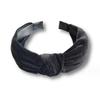 PROLY New Fashion Headband For Women Classic Canary Velvet Center Knot Casual Hairband Winter For Adult Turban Hair Accessories