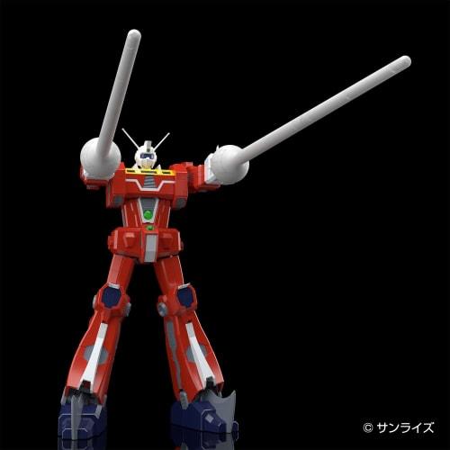 Aoshima Bunka Kyozai Co., Ltd. Space Runaway Ideon, 1/450 Scale, Approximately 24cm Tall, Pre-colored Plastic Model Kit DI-01