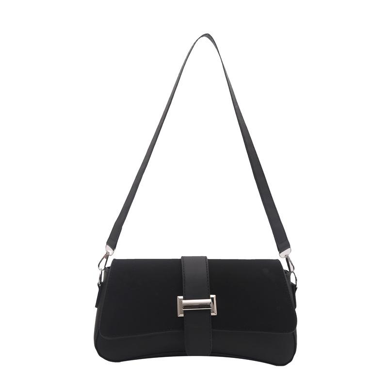 

2025 Women s High Fashion Baguette Bag - Crossbody, Shoulder, Underarm Handbag чёрный