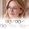 Eye Protection Eyeglasses Round Frame Women Glasses Vintage Anti-Blue Light Glasses  Women