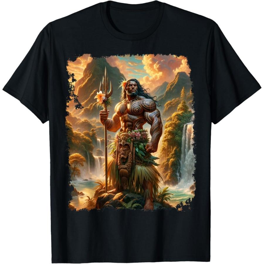 Полинезийское Божество Мифология Остров Мауи Гавайский Бог Богиня Футболка S