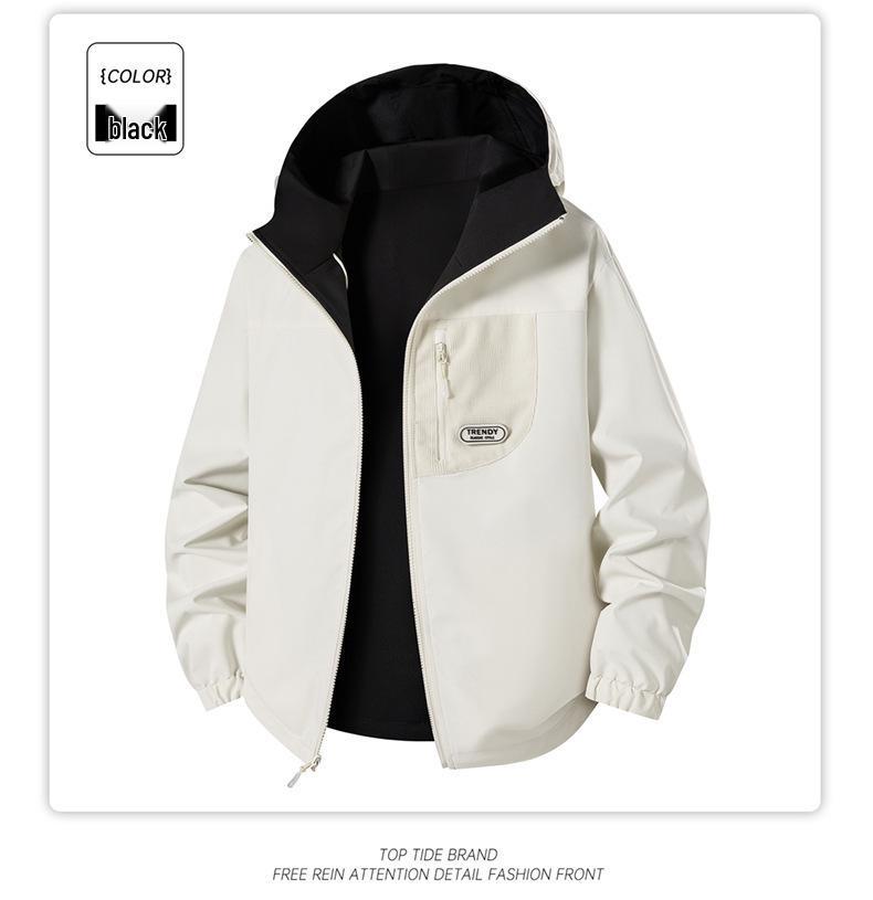 Jachetă Unisex Față-Verso Cross2025 Stil Coreean - Versatilă & Trendy