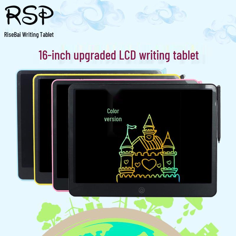 

16-Inch Colorful LCD Writing Tablet for Kids Drawing and Learning Color розовый