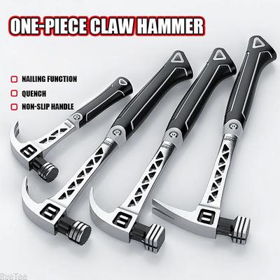 NEW High Quality Skeletonized Shock-absorbing Hammer for Nail Hammer Electrician Carpenter Man Gift