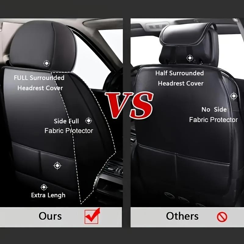 Set Completo di Coprisedili Impermeabili per SUV a 5 Posti, Inclusi Coprisedili in Ecopelle Compatibili con Tutti i Modelli a Cinque Posti