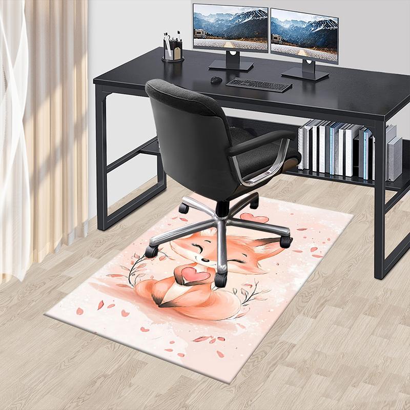 1pc fox heart Carpet Office Rug Outdoor Mat Home Decor Area Carpet Festival Gift
