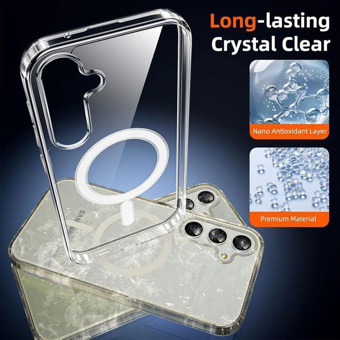 Coque Magnétique - BOOLING - pour Samsung Galaxy S26 - Antichoc Anti-Rayures Protection Transparente