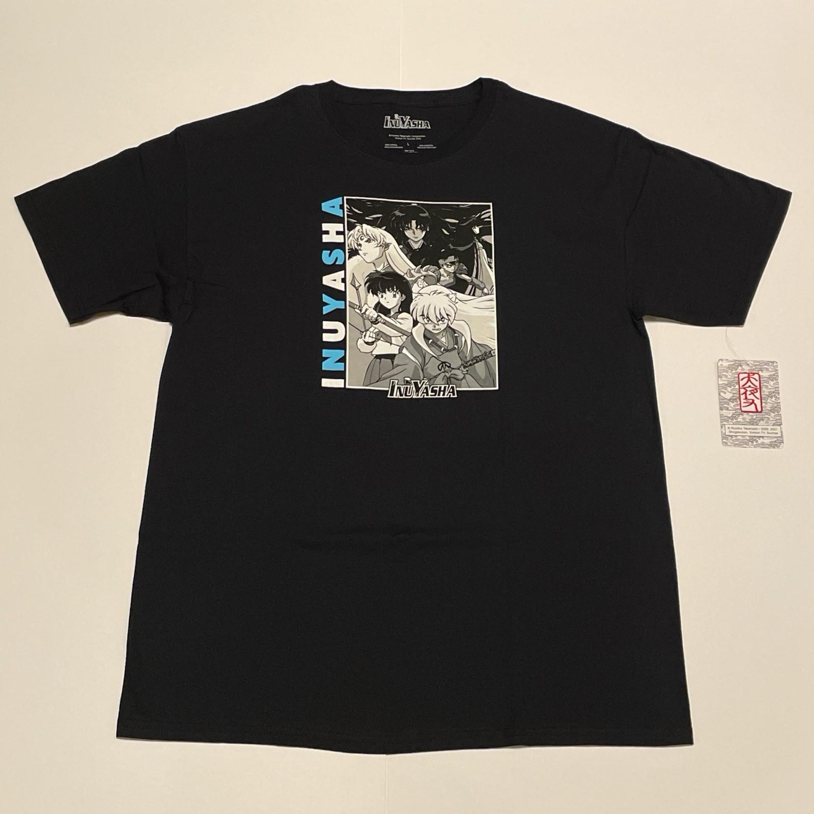 INUYASHA CHARACTERS GRAPHIC T SHIRT (MEDIUM) XXL