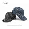 Fashion sequined hat ladies denim ripped cap casual versatile hardtop baseball cap female personality trend