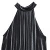 2025 Stylish European-American Velvet Balloon Dress for Women