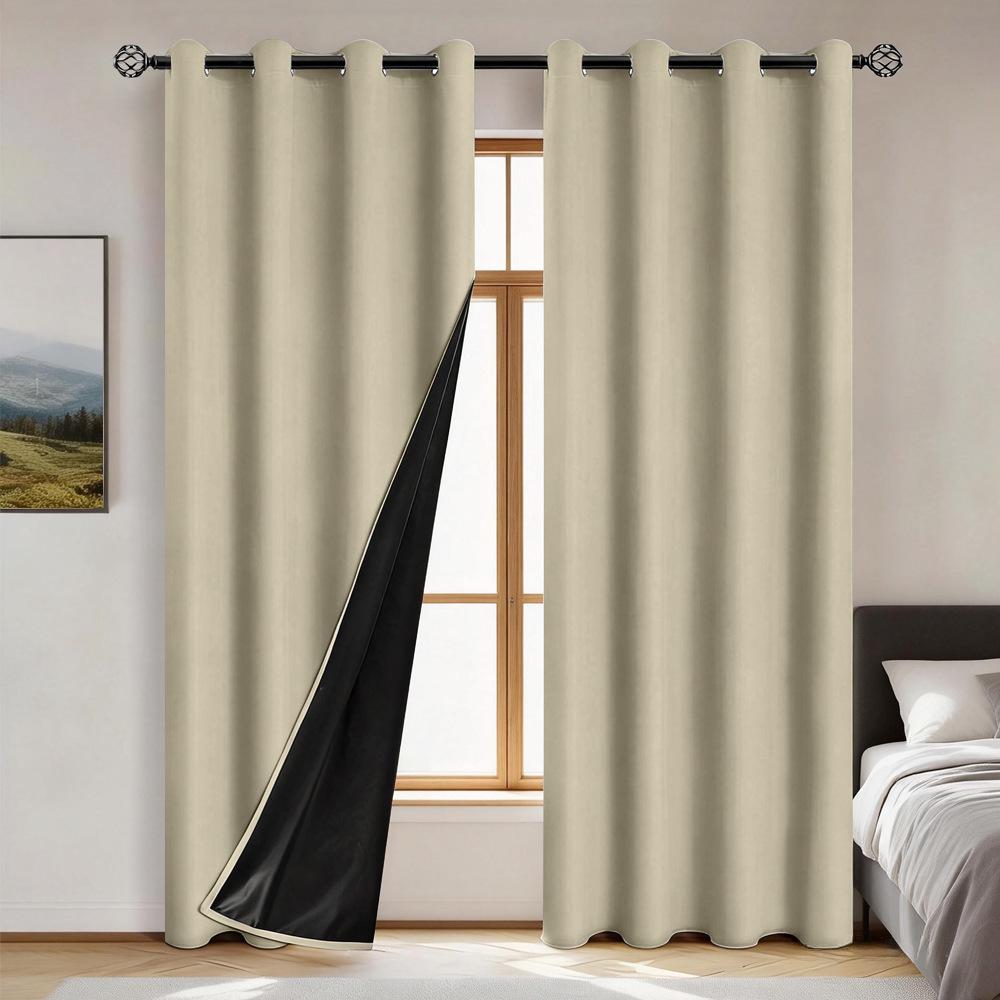 Chun Ya Fang Full Blackout Curtains - Heat Insulation & Sun Protection