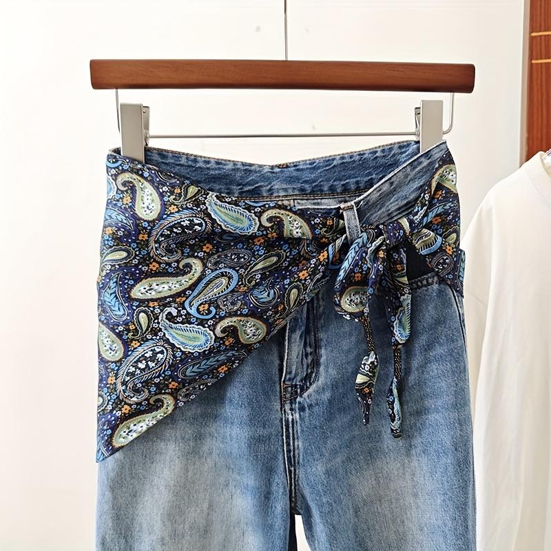 1pc [Women's Scarf Belt] Women's Scarf Belt - Long Strap Waist Cincher for Jeans, Dresses, Pants - Elegant Belt Accent