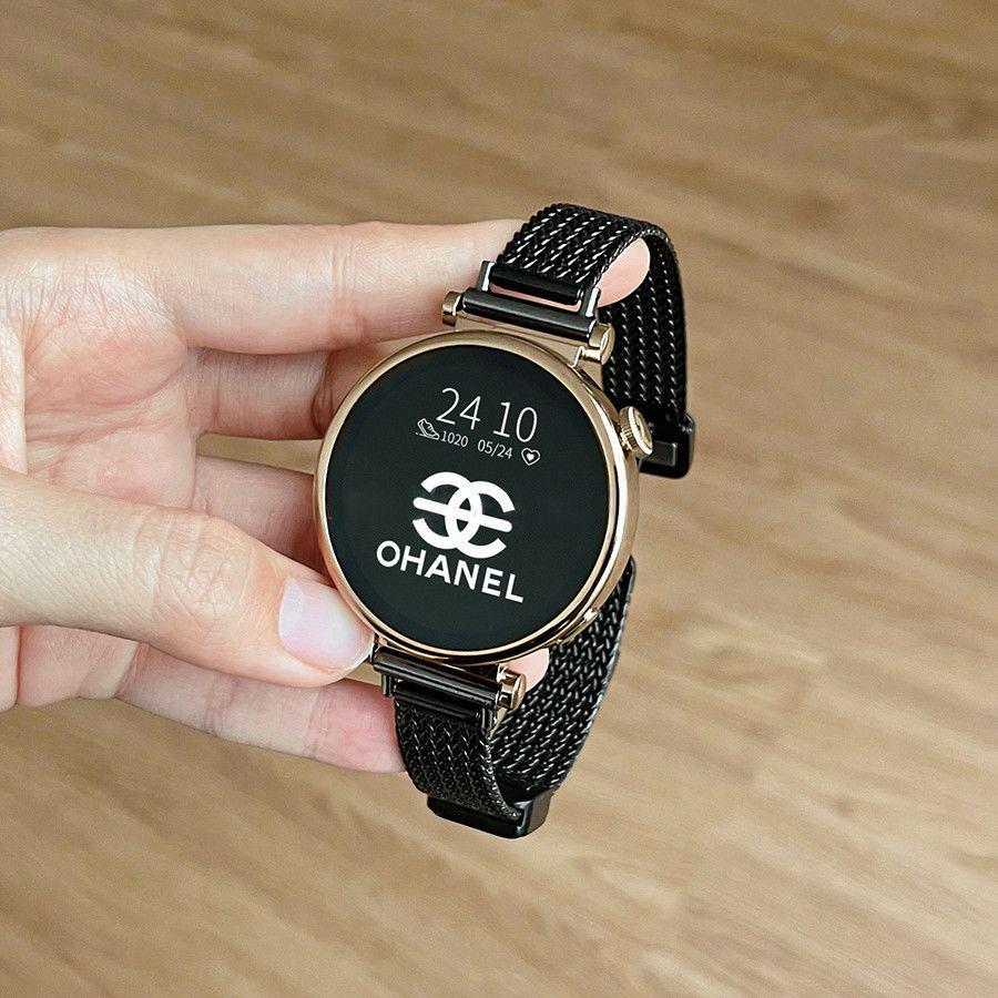 2025 Women's Sporty Luxury Smartwatch: Heart Rate, Multifunctional, Mobile Compatible, Light Bracelet.