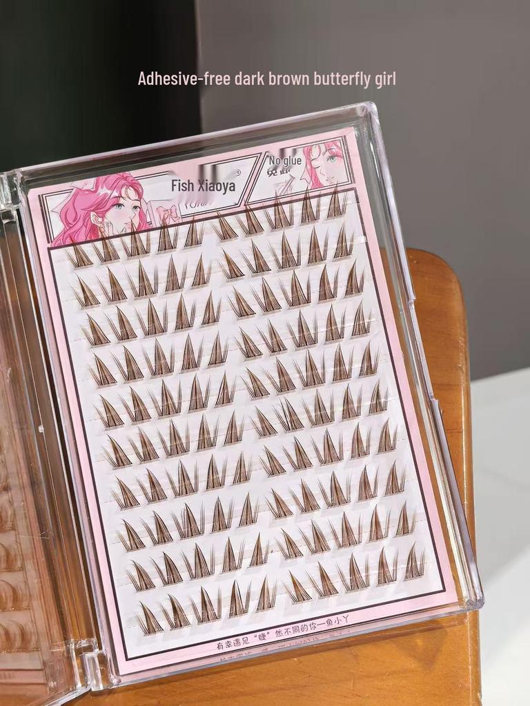 Yu Xiaoya Large Capacity Easy-Apply No-Glue Three-Step Natural False Eyelashes