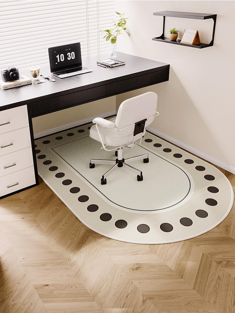 Podložka pod kancelářskou židli na tvrdou podlahu, protiskluzová, víceúčelová ochrana podlahy, koberec pro pojízdnou počítačovou židli