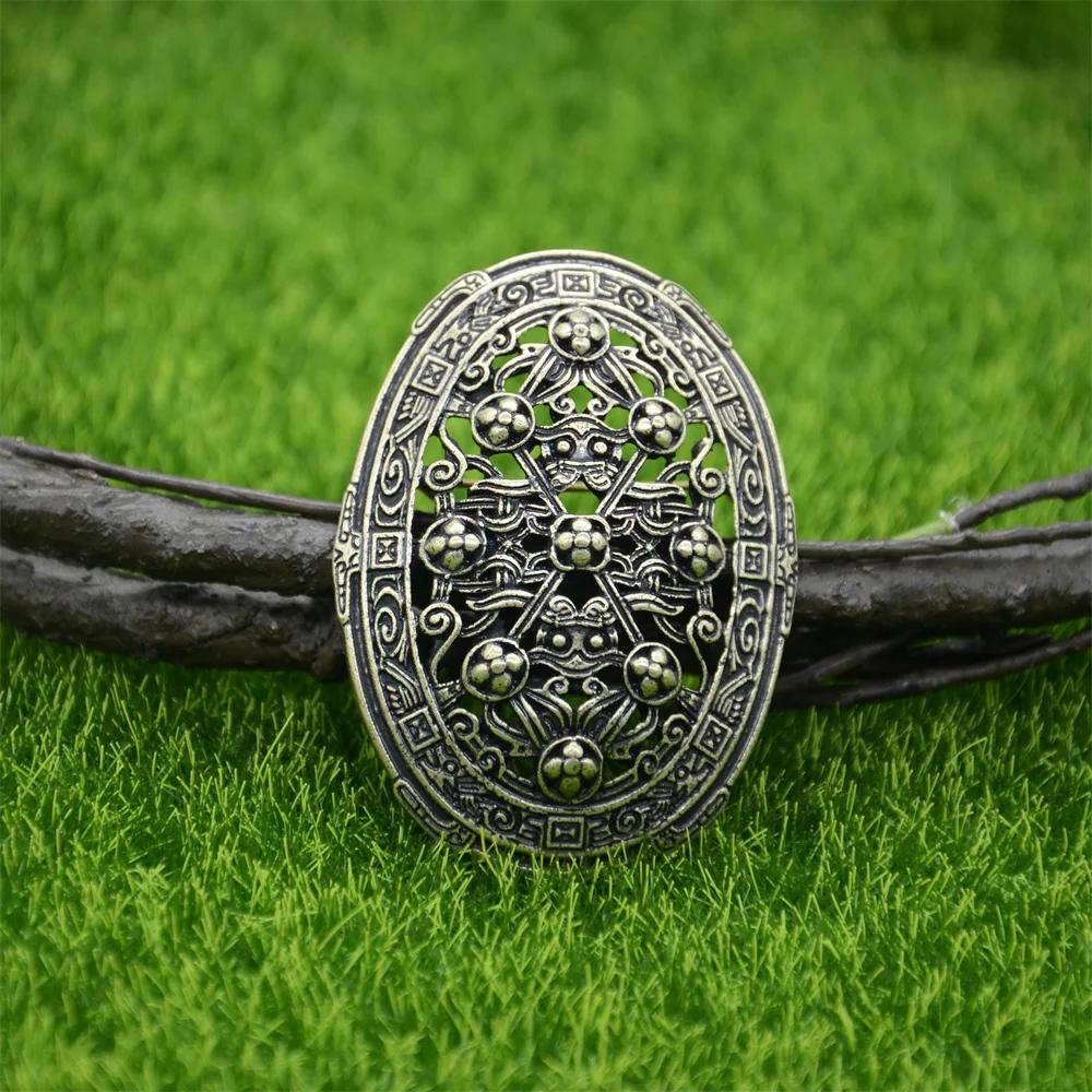 1Pcs Retro Sweden Norse Viking Brooches Jewelry Vintage Norse Talisman for Clothing Shirt Suit
