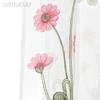 1PC LOZUJOJU 10-20% Blackout Rural Style Cartoon Pink Daisy Embroidered White Sheer Curtain for  Living Room Bedroom Window Decoration Home Decor