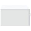 Wall Mounted Nightstand White 49 x 34.5 x 20 cm Particleboard