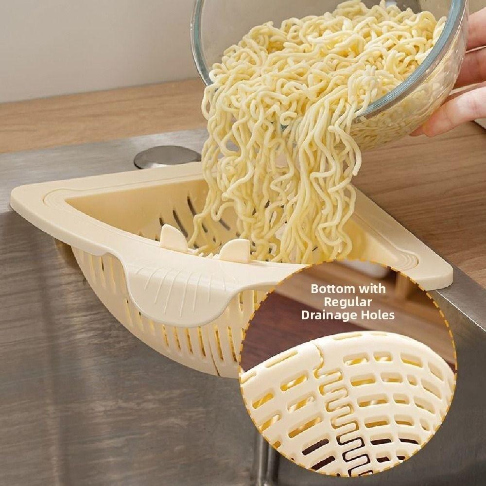 Triangle Kitchen Garbage Filter Detachable Food Residue Separator  Kitchen Accessories